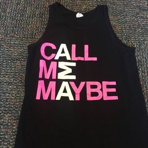 Alpha sigma alpha tank top